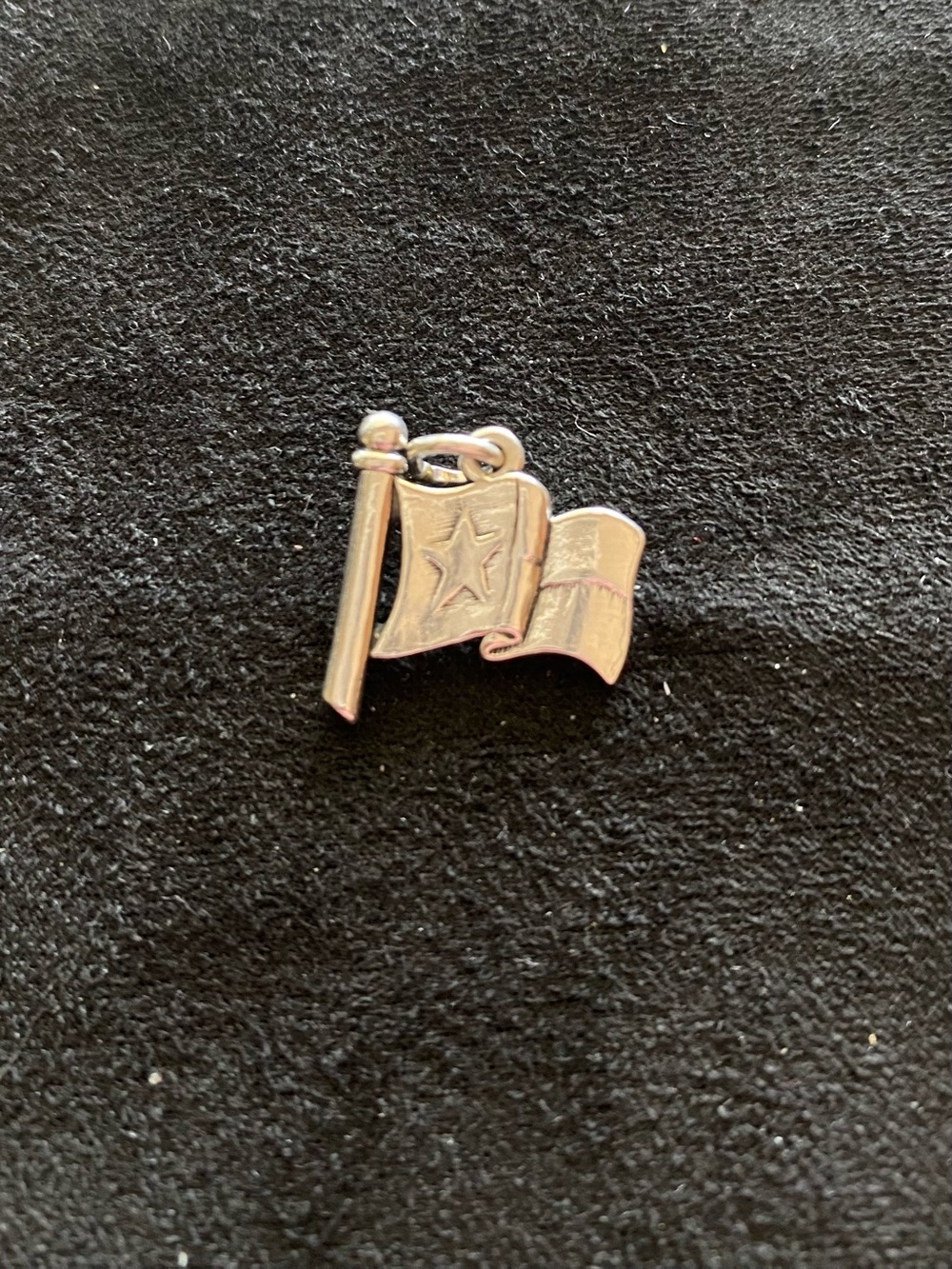 Retired James Avery Texas Flag charm